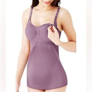 Touch Loom Maternity nursing Purple Sleeveless Top size M